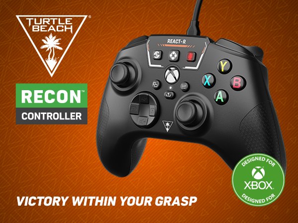 turtle beach react-r black controller amazon retail feature content header mobile english